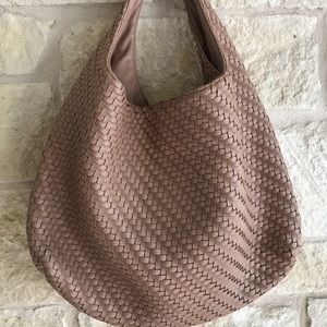 Mauve Woven Hobo